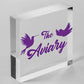 The Aviary Bird Aviary Sign Bird Accessories For Cage Garden Plaque Gift For Nan