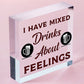 FUNNY MAN CAVE / Alcohol Wine Friendship Gift Hanging Plaque Home Bar Pub Sign