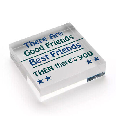 Christmas Gift For Best FRIEND Wood Heart Funny Friendship Gift Birthday Plaque