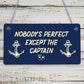 Nautical Sign Captain Bar Pub Bathroom Man Cave Kitchen Plaque Fishing Boat Gift