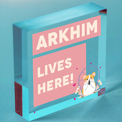 Personalised Hamster Cage Sign Novelty Pet Gifts Animal Lover Gifts Accessories