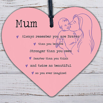 Braver Stronger Beautiful Gifts For Mum Mothers Day Gifts From Daughter