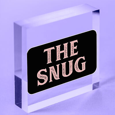 The Snug Sign New Home Gift Summerhouse Sign Hanging Door Sign Gift For Family