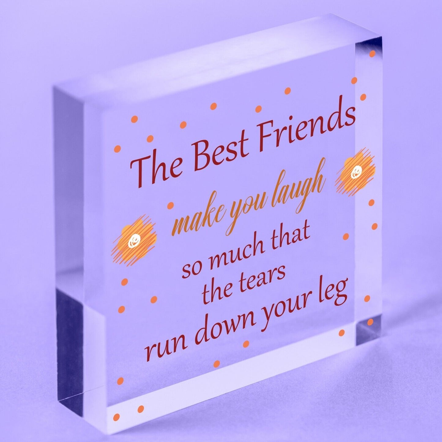 Best Friend Birthday Gift THANK YOU Hanging Plaque Friendship Christmas Keepsake