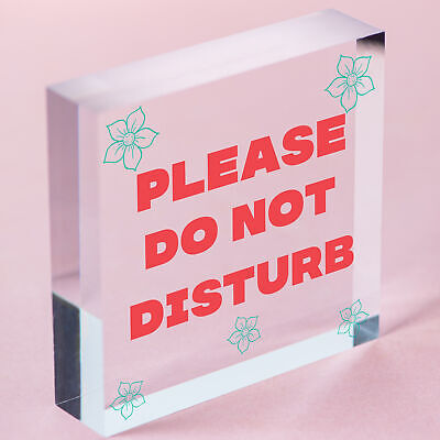 Please Do Not Disturb Therapist Hotel Privacy Hanging Plaque Home Door Gift Sign