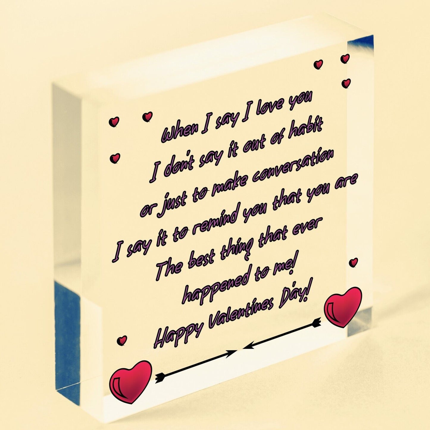 Sweet Valentines Day Card Quote Card For Him Her Boyfriend Girlfriend Husband