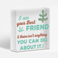 Best Friend Wood Sign FRIENDSHIP GIFT Birthday Christmas Thank You Keepsake