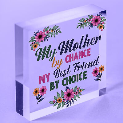 Best Friend Plaque Mum Mummy Birthday Christmas Gift Heart Keepsake Daughter Son