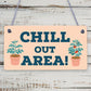 Chill Out Area Hot Tub Man Cave Shed Summer House Shed Garden Sign Plaque