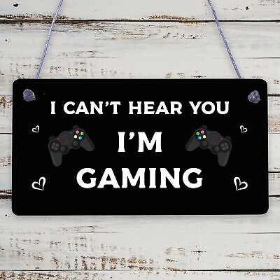 Gaming Bedroom Door Sign Novelty Gamer Gift For Brother Son Dad Christmas Gift