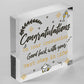 Congratulations On Your Graduation Wooden Heart Plaque Present Graduate Gifts