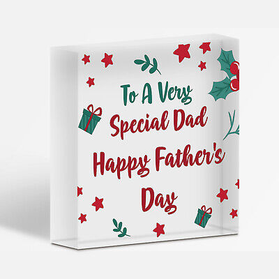 Cute Fathers Day Gift For Dad Wood Heart Dad Gift From Daughter Son Thank You