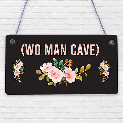 Her Man Cave Sign Funny Bedroom SummerHouse Plaque Gifts For Women Gifts