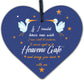 Heavens Gate Bereavement Memorial Love Heart Gift Hanging Plaque Family Sign