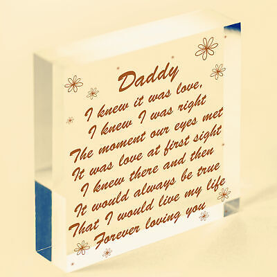 Best Daddy Gifts Wooden Heart Daddy Birthday Card New Daddy Gifts Baby Gift Sign