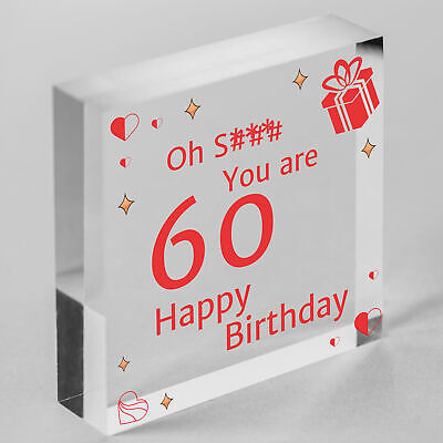 60th Birthday Gifts For Women 60th Birthday Gifts For Men Wooden Heart Keepsake