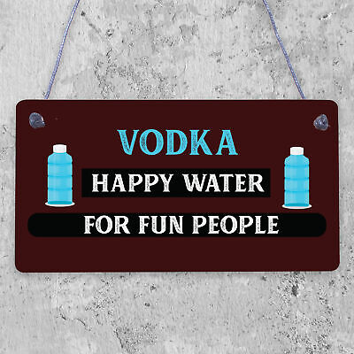 Vodka Novelty Sign Funny Friendship Alcohol Man Cave Bar Pub Hanging Plaque