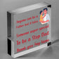 PERSONALISED Image Plaque For Step Dad Birthday Christmas Thank You Gift