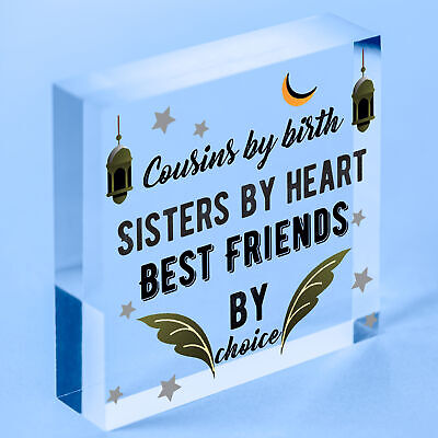 Best Friend Friends Plaque Wooden Heart Birthday Thank You Mum Daughter Nan Gift