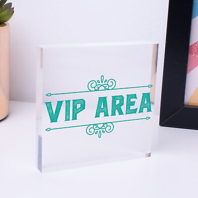 Vintage Style VIP AREA Sign For Bar Pub Club Man Cave Home Bar Home Decor