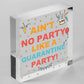 Novelty Quarantine Birthday Gifts Wooden Heart Quarantine Party Birthday Decor