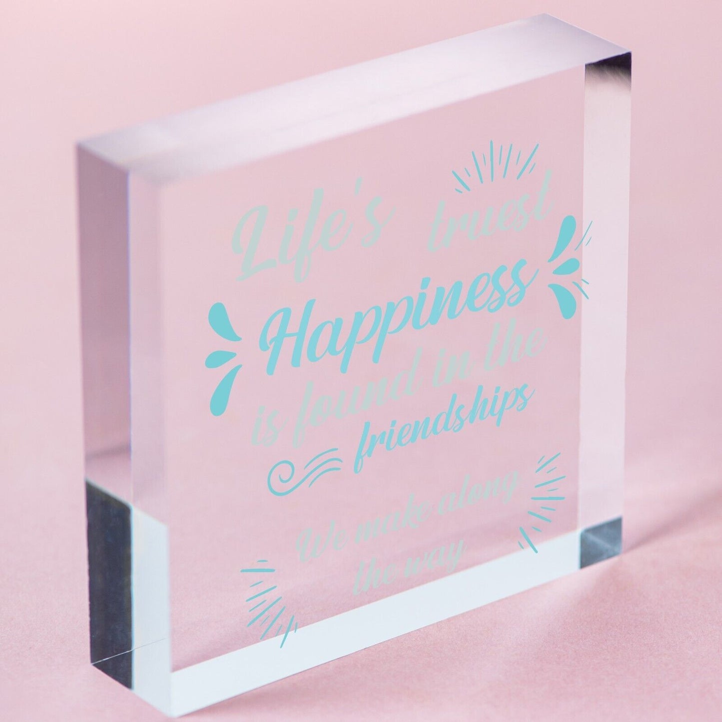 SOULMATE Gift Acrylic Block Best Friend Plaques Anniversary Valentines Day Gifts