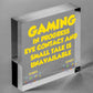 Funny Gaming Door Sign Novelty Gamer Gifts Accessories Birthday Gift Brother Son