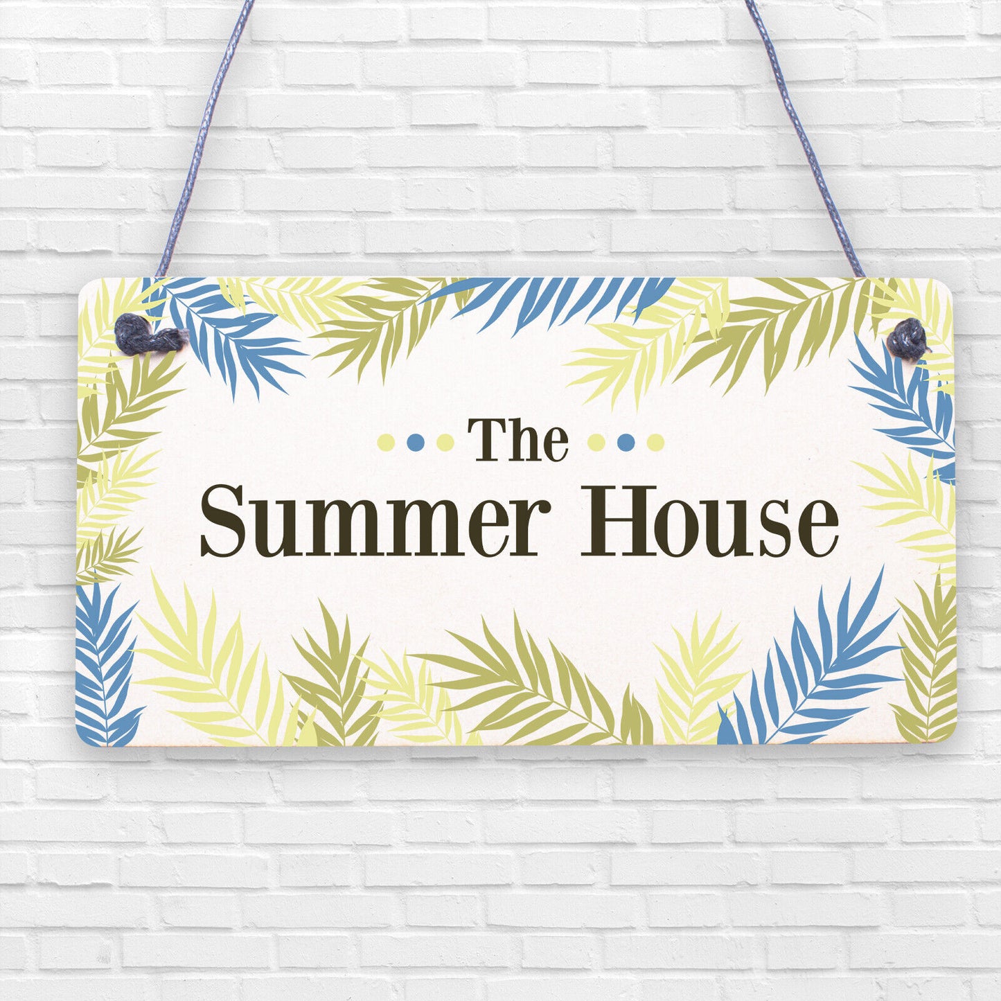 The Summer House Plaque Garden Shed Hanging Wall Door Decor Sign Gifts For Her