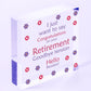 Novelty Retirement Gift for Him Her Colleague Good Luck Leaving Gift Keepsake