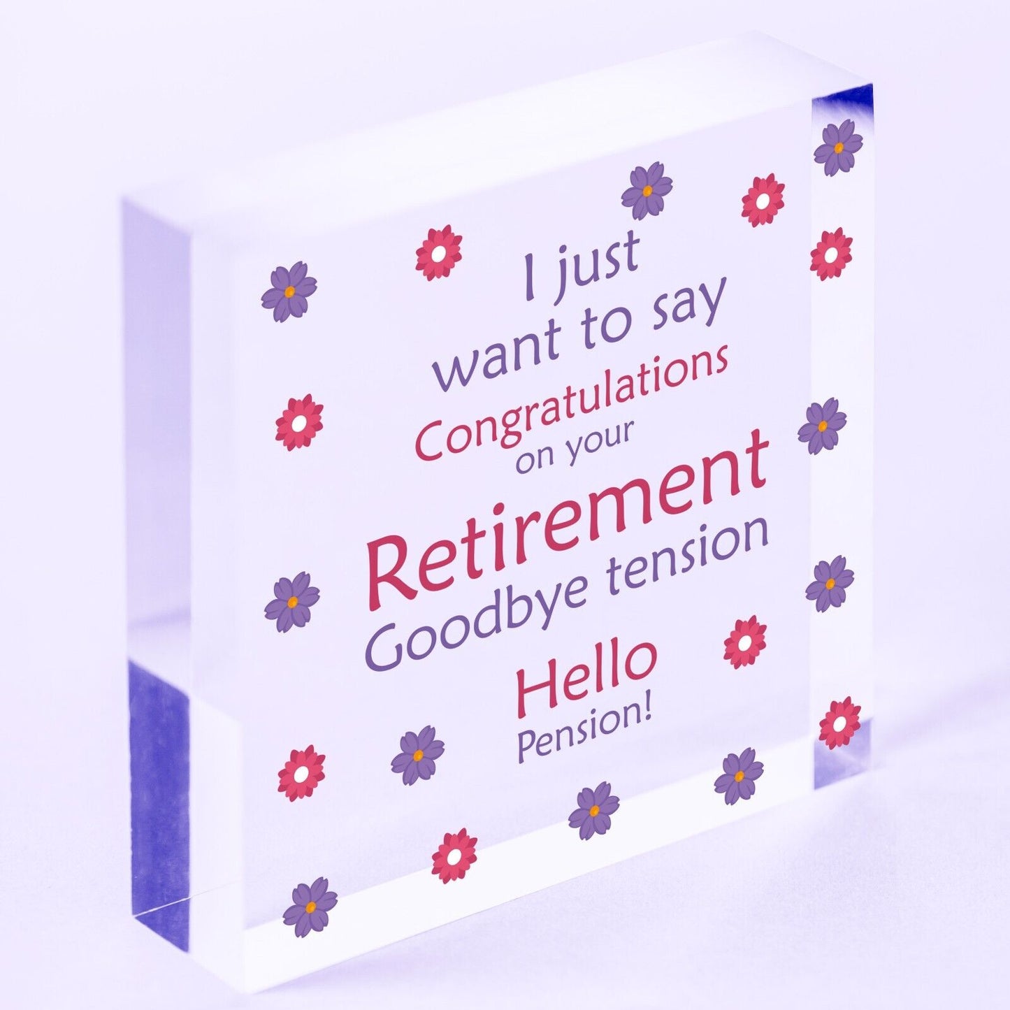 Novelty Retirement Gift for Him Her Colleague Good Luck Leaving Gift Keepsake