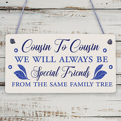 Birthday Christmas Gift For Cousin Special Family Plaques Best Friend Keepsakes