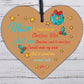 Mum Christmas Memorial Tree Decoration Hanging Wooden Bauble Gift For Mother