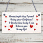 Special Gift For Boyfriend Valentines Day Anniversary Metal Card Gift For Him