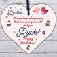 BROTHER Birthday Card Gift Wood Heart Funny Brother Gift For Men Keepsake Plaque