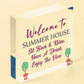 Novelty Summer House Signs Garden Shed Plaques Home Decor Gifts For Him Her