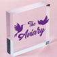 The Aviary Bird Aviary Sign Bird Accessories For Cage Garden Plaque Gift For Nan