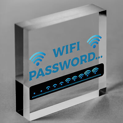 Wifi Password Hanging Home Decor Plaque House Warming Gift Home Internet Sign