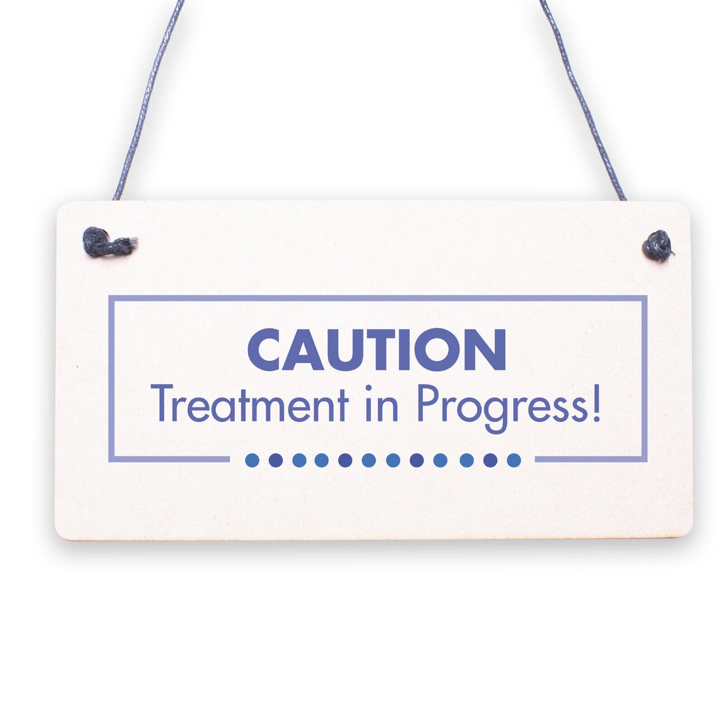 Quiet Please TREATMENT IN PROGRESS Dont Disturb Hanging Wall Door Salon Sign