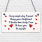 Special Gift For Boyfriend Valentines Day Anniversary Metal Card Gift For Him