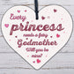 Will You Be My Godmother Fairy Wooden Heart Godparents Family Friendship Gifts