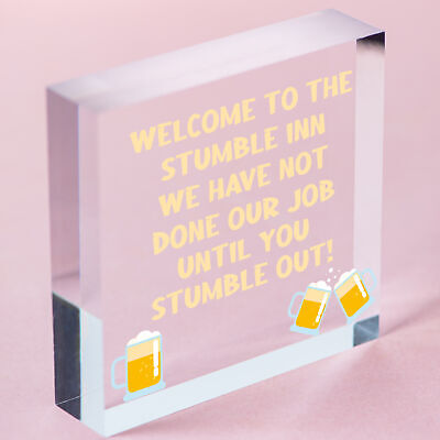 Funny Bar Sign Stumble Inn Novelty Bar Pub Signs And Plaques Man Cave Decor