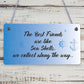 Sea Shell Friendship Nautical Seaside Theme Gift Hanging Plaque Bathroom Sign