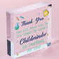 Childminder Perfect Thank You Gift BabySitter Hanging Plaque Nursery Sign Wood