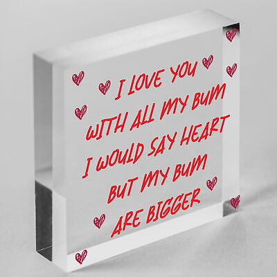 Funny Valentines Day Card For Boyfriend Husband Novelty Card For Him Rude Gift