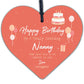 Special Happy Birthday Nan Gifts Engraved Heart Nan Gift From Grandchildren