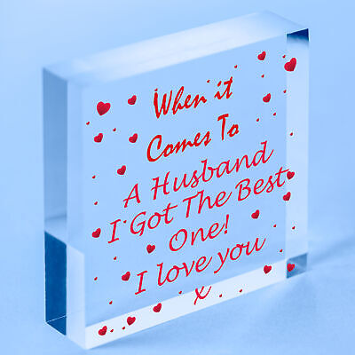 Gift For Husband Birthday Valentines Day Gift Engraved Heart Gift For Him Love