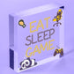 Gaming Gifts Eat Sleep Game Novelty Gamer Son Gifts Gaming Bedroom Accessories