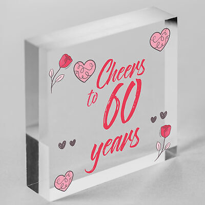 Cheers To 60 Years 60th Birthday Gift For Women 60th Birthday Card Alcohol Gift