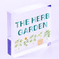 Herb Garden Hanging Sign SummerHouse Garden Shed Plaque Friendship Gift For Her