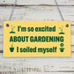 Funny Garden Sign Gift For Gardener Novelty Home Decor Sign Garden Shed Plaque